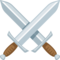 Crossed Swords emoji on Facebook